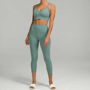 NEW Lululemon Align High-Rise Crop 23" Tidewater Teal size 8